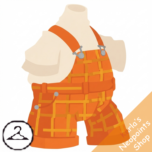 Fall Harvest Plaid Overalls Outfit