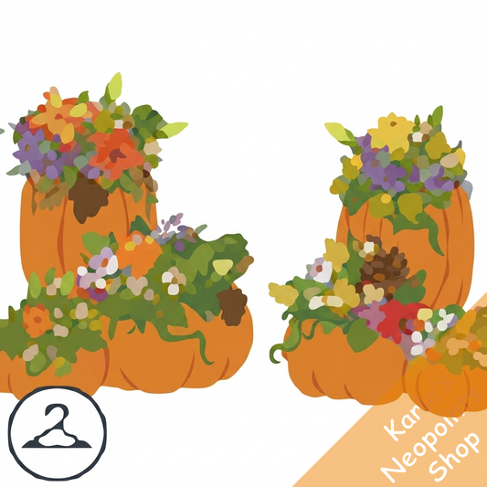 Pretty Pumpkins Foreground