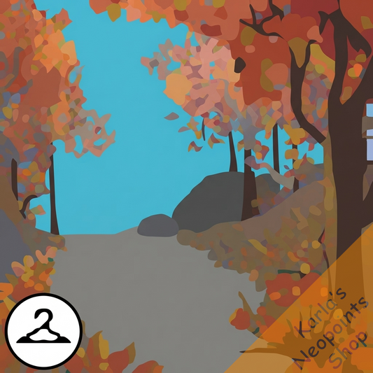 Autumn Forest Clearing Background
