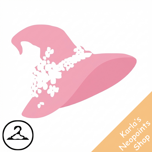 Cherry Blossom Witch Hat