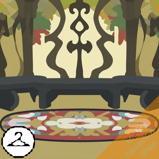 Autumn View Gazebo Background