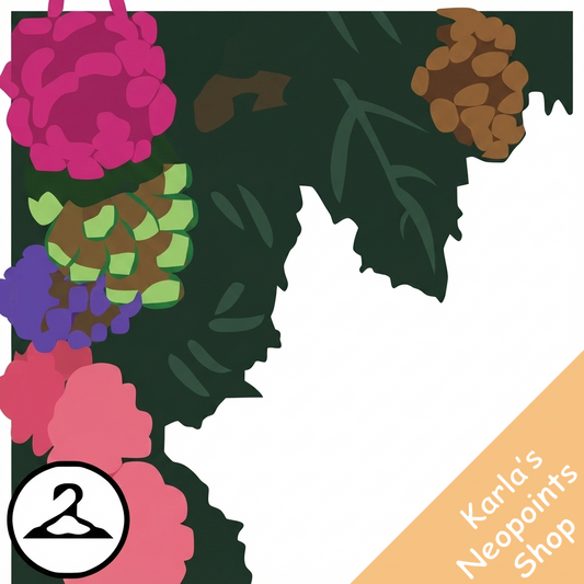 Colourful Pinecone Garland