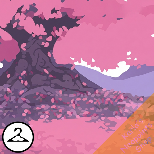 Dyeworks Void Purple: Grand Oak Tree Background