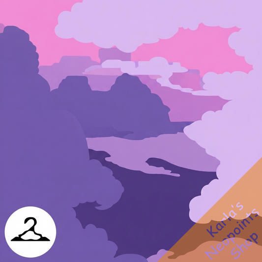 Dyeworks Void Purple: Flying in the Sky Background