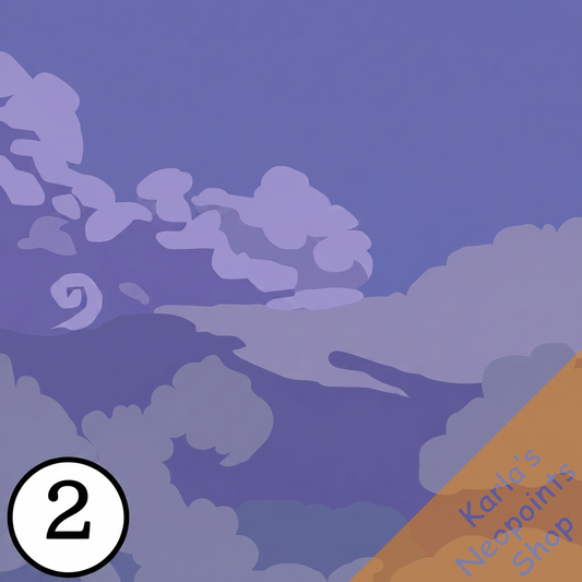 Dyeworks Void Black: Flying in the Sky Background