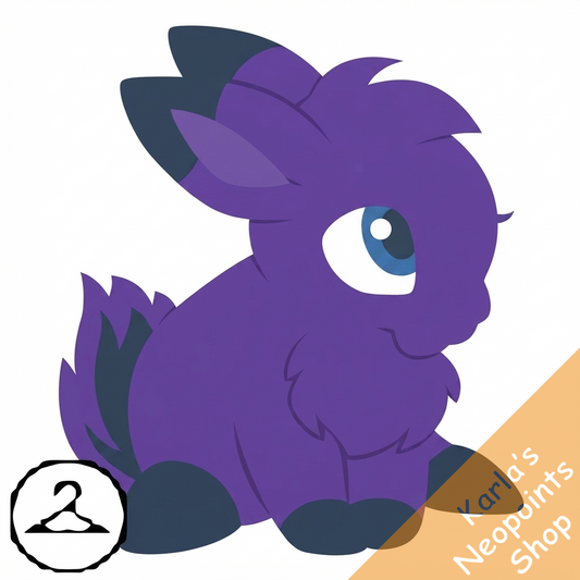 Dyeworks Void Black: Sitting Snowbunny Friend