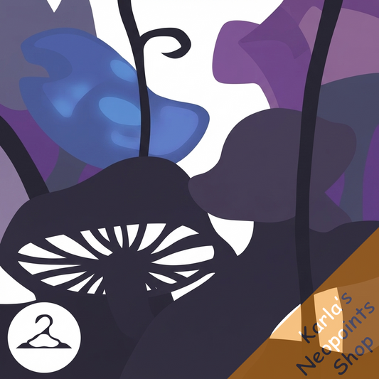 Dyeworks Void Black: Sparkling Mushroom Foreground