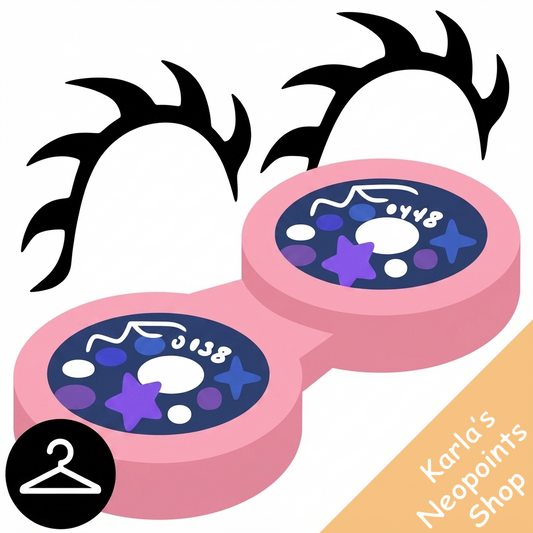 Dyeworks Void Black: Birthday Kawaii Contacts