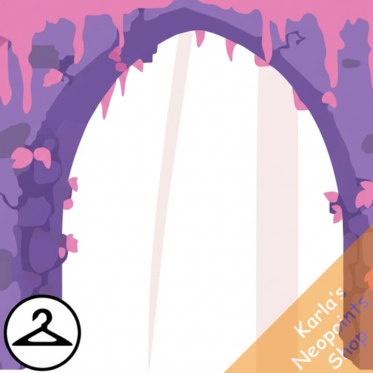 Dyeworks Void Purple: Mossy Archway Garland