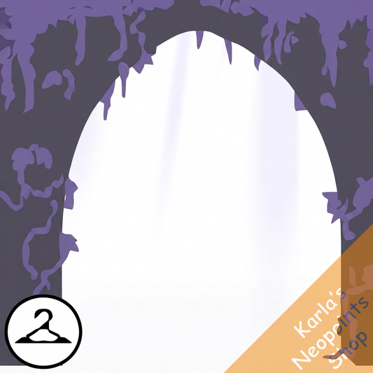 Dyeworks Void Black: Mossy Archway Garland