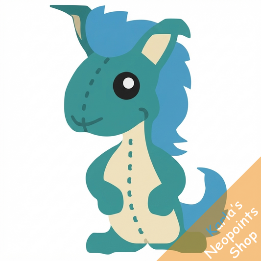 Magical Blue Kyrii Plushie