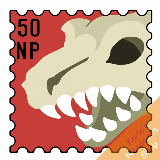 Tyrannian Fossil Stamp