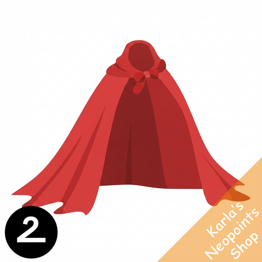Dyeworks Red: Dark Mystical Cape
