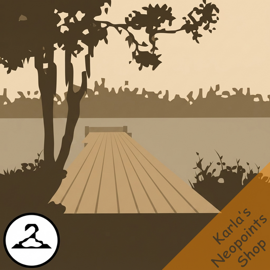 Dyeworks Sepia: Autumn Sunset Lake View Background