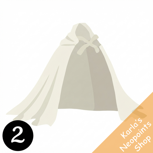 Dyeworks White: Dark Mystical Cape