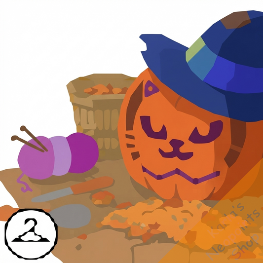 Carving A Xenia Pumpkin Foreground