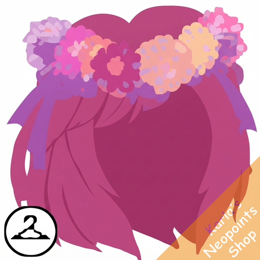 Flashy Tulle Wig