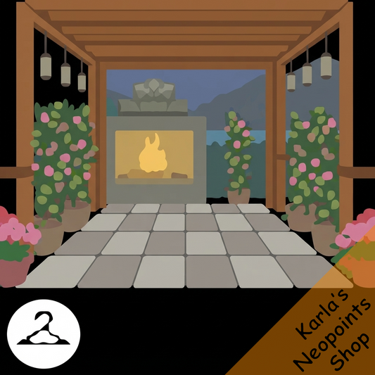 Crafted Pergola Background