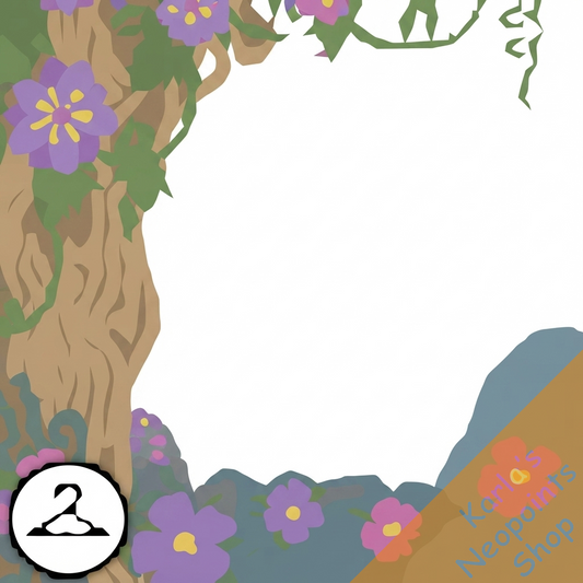 Mosaic Paper Tree Foreground
