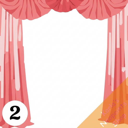 Lighted Chiffon Curtains