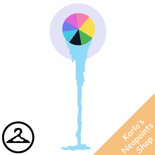 Crystallized Rainbow Staff