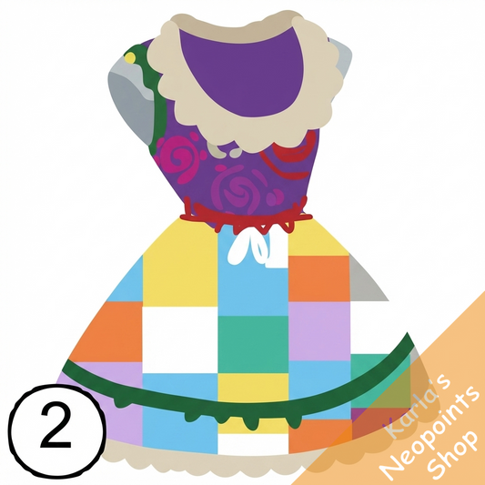 Quilted Dress with Trim