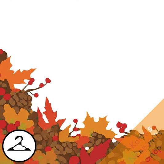 Autumn Leaves and Berries Foreground