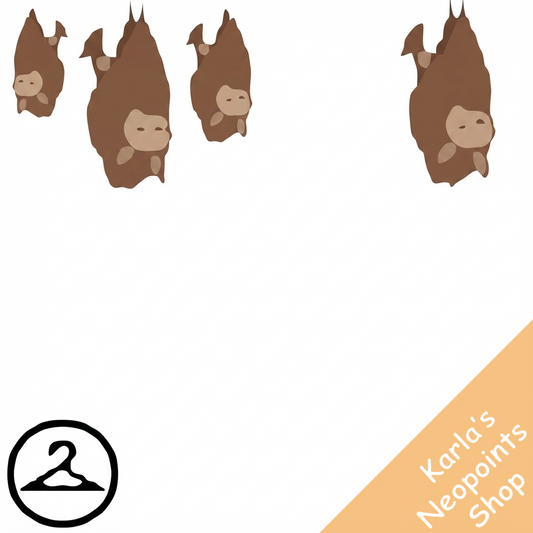 Dyeworks Brown: Hanging Bats Trinket