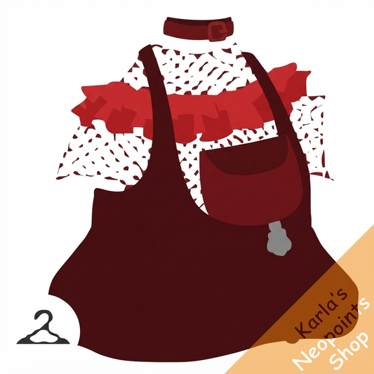 Dyeworks Red: Goth Girl Dress