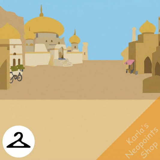 Sakhmet City Wall Background