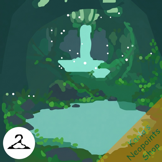 Dyeworks Green: Magical Faerie Glade Background