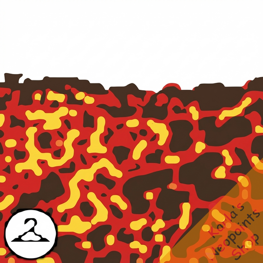 Bed of Burning Coal Embers
