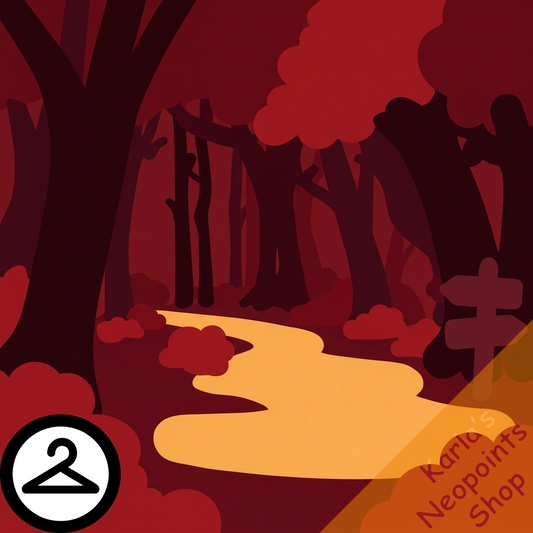 A Haunting Path Background