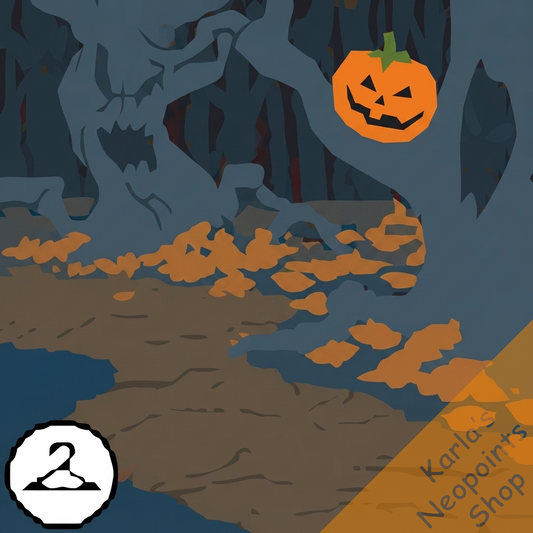 Haunted Woods Autumn Background