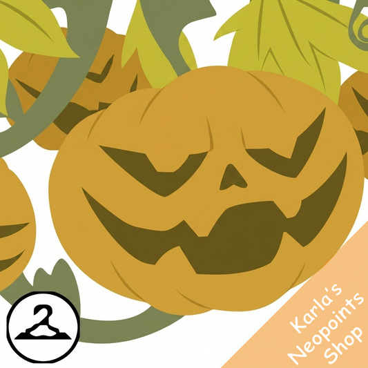 Creepy Glowing Jack-O-Lantern Garland