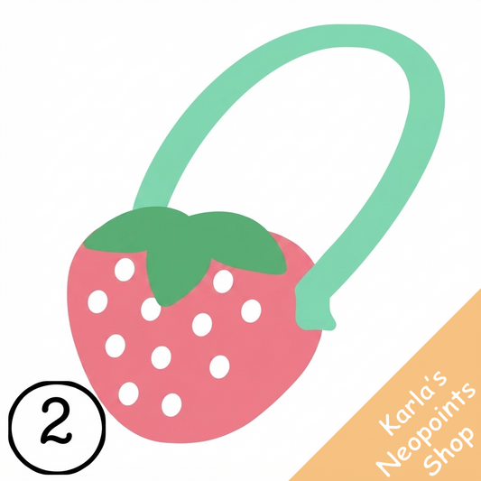 Pastel Strawberry Purse