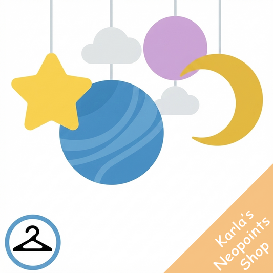Baby Bouncing Planet Garland