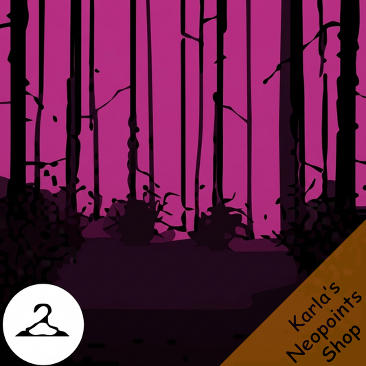 Dark Burning Forest Background