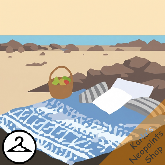 Beach Picnic Background