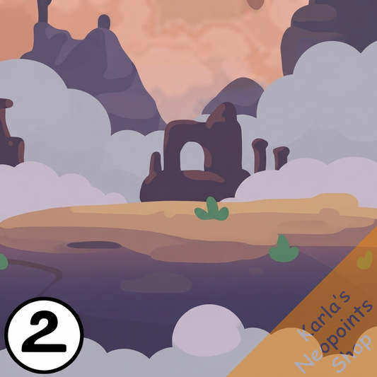 Ancient Mountain and Cloud Background