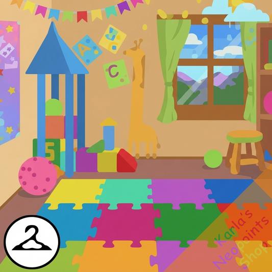 Learn and Play Daycare Background