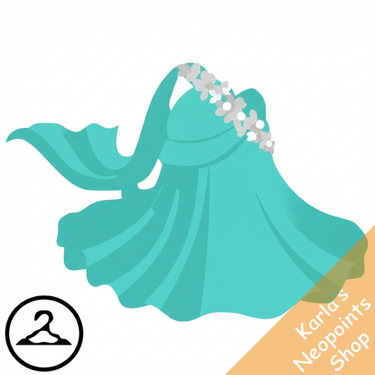 Maraquan Sea Blue Gown