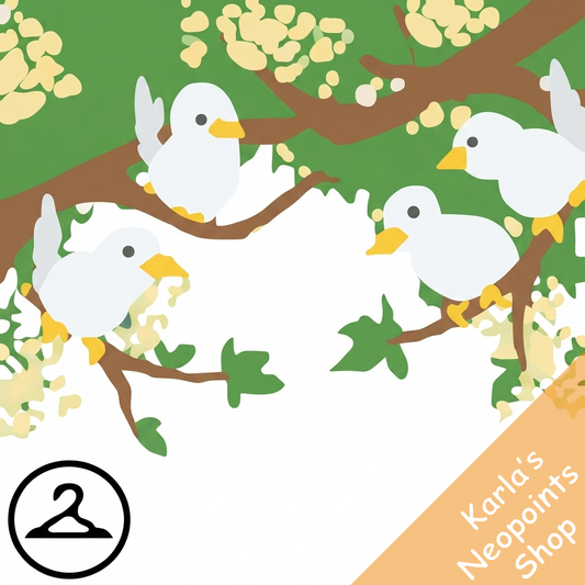Branch of Singing Weewoos Garland