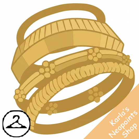 Golden Bangle Bracelets