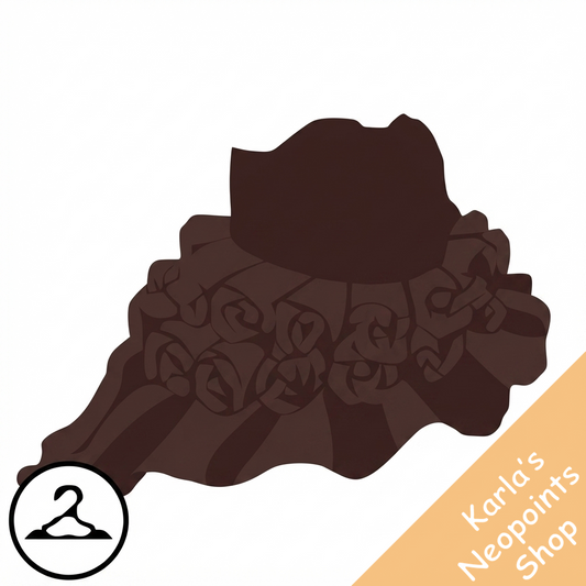 Chocolate Fountain Ball Gown