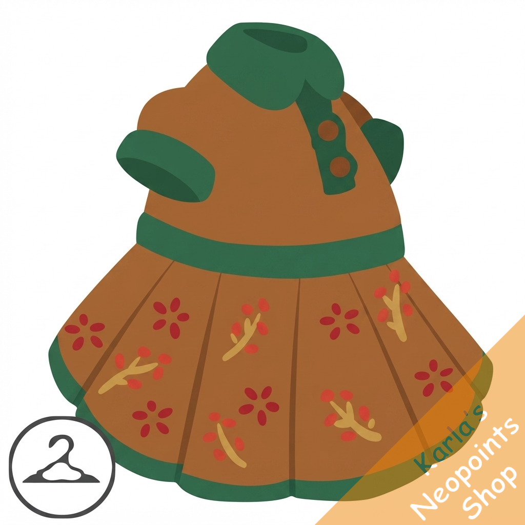 Autumn Leaves Casual Dress