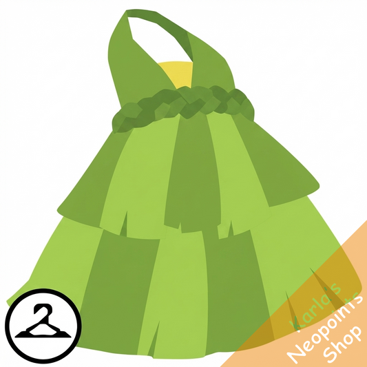 Charming Corn Husk Dress