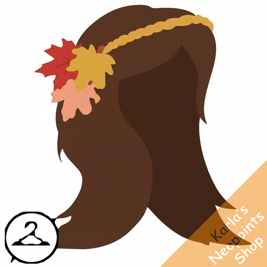 Long Brown Autumn Wig