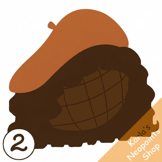 Cosy Beret and Short Curls Wig