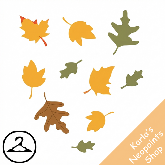 Falling Autumn Leaves Shower